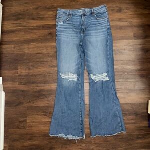 Women's super high rise flare American eagle